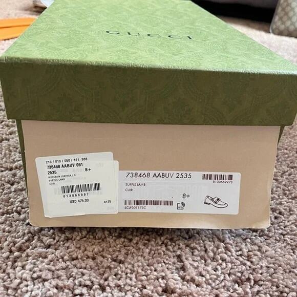 Gucci Supple Lamb Loafers in Cuir BNWB 9.5 US - Picture 6 of 7